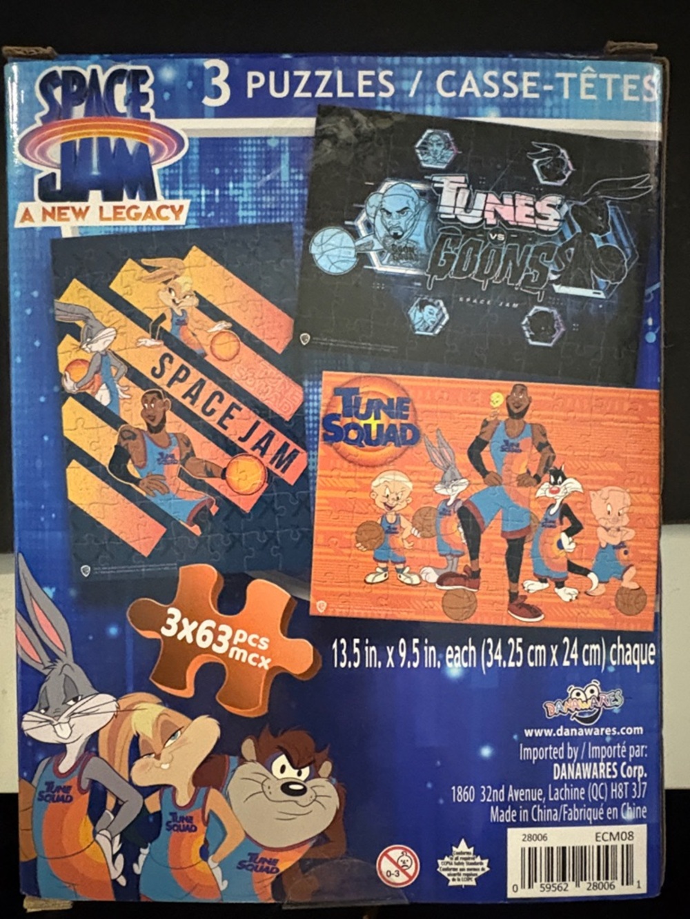 3-Pack Puzzles - Blue/Orange Design - Picture 2 of 6